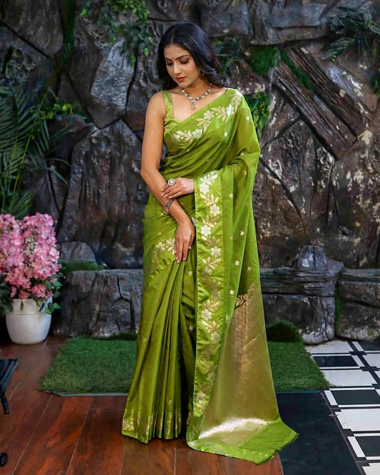 Rajwada Elegance Banarasi Silk Saree
