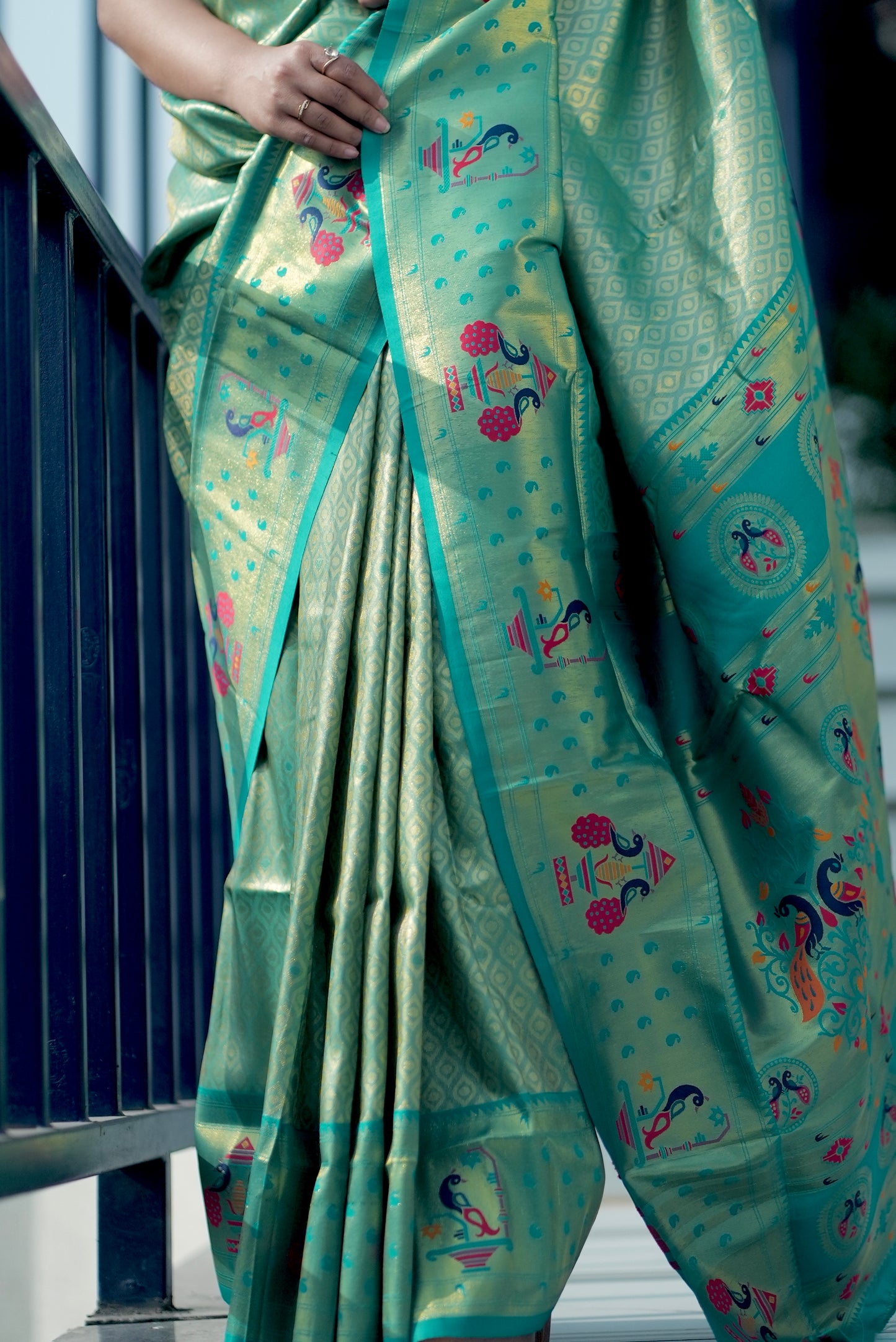 Soft Art Kanjivaram Saree with Blouse