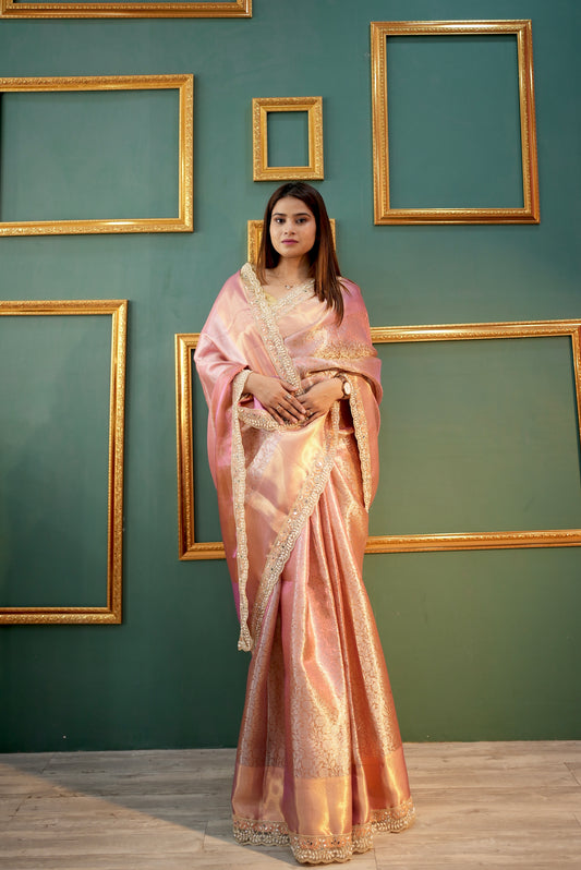 Banarasi Soft Kanchipuram Tissue Silk Saree