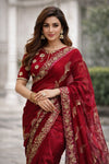 Celebrity Shine Fendy Satin Saree