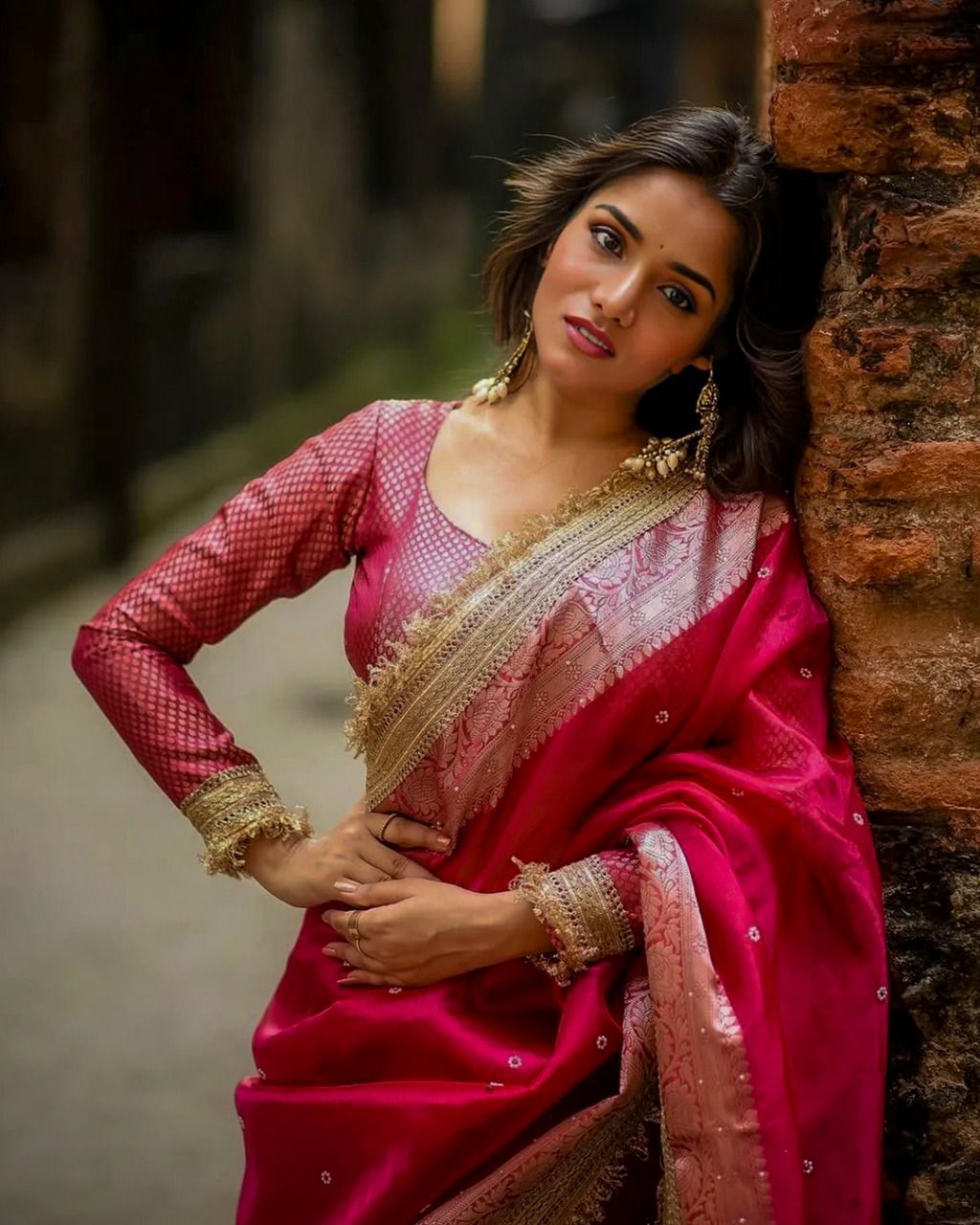 Gulnaar Heirloom Silk Saree