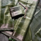 Banarasi Soft Kanchi Tissue Silk Saree with Lace Border & Brocade Blouse
