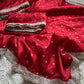 Banarasi Soft Maharani Tissue Silk Saree with Buti Weaving & Lace Border