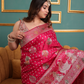 Royal Magenta Banarasi Silk Saree with Intricate Zari Weaving