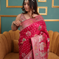 Royal Magenta Banarasi Silk Saree with Intricate Zari Weaving