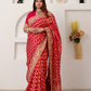 Sindoor Vilas – Pure Georgette Gajji Bandhej Saree
