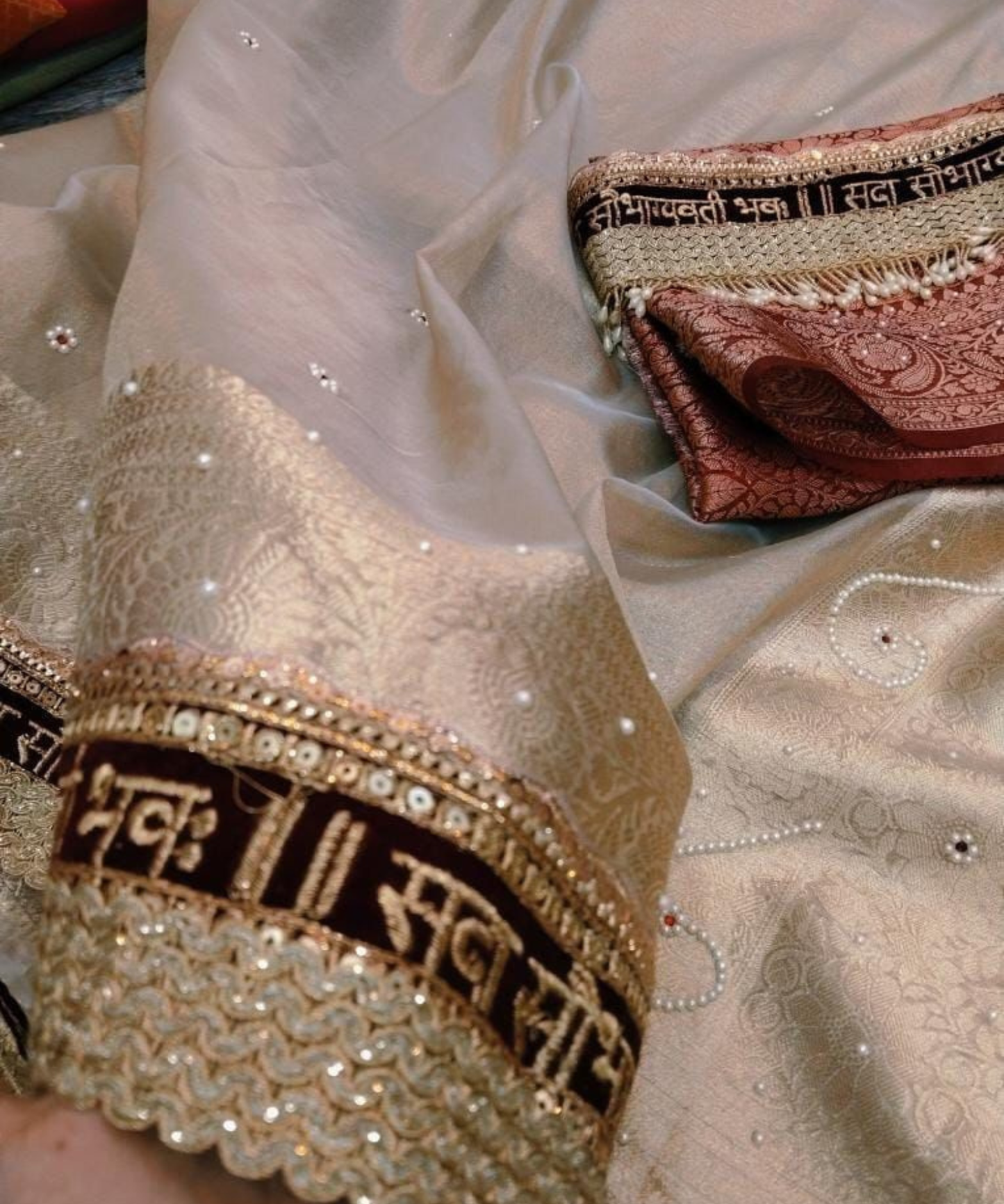 Sada Sobhagyavati Bhava – Karwa Chauth Special Banarasi Tissue Silk Saree