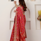 Sindoor Vilas – Pure Georgette Gajji Bandhej Saree