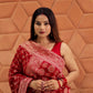 Sindoor Mohini – Karwa Chauth Special Woven Saree in Radiant Red