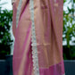 Soft Kanchipuram Tissue Silk Banarasi Saree with Handcrafted Lace Border