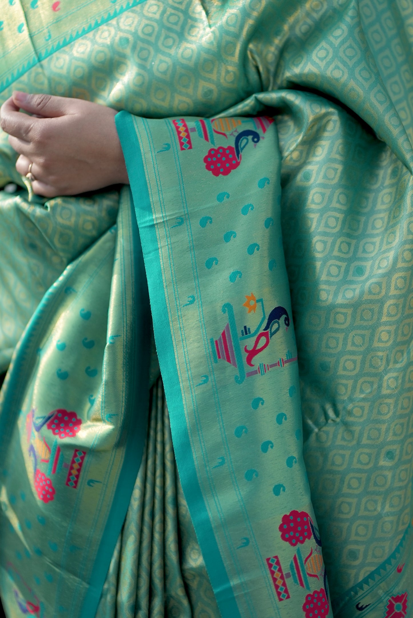 Soft Art Kanjivaram Saree with Blouse