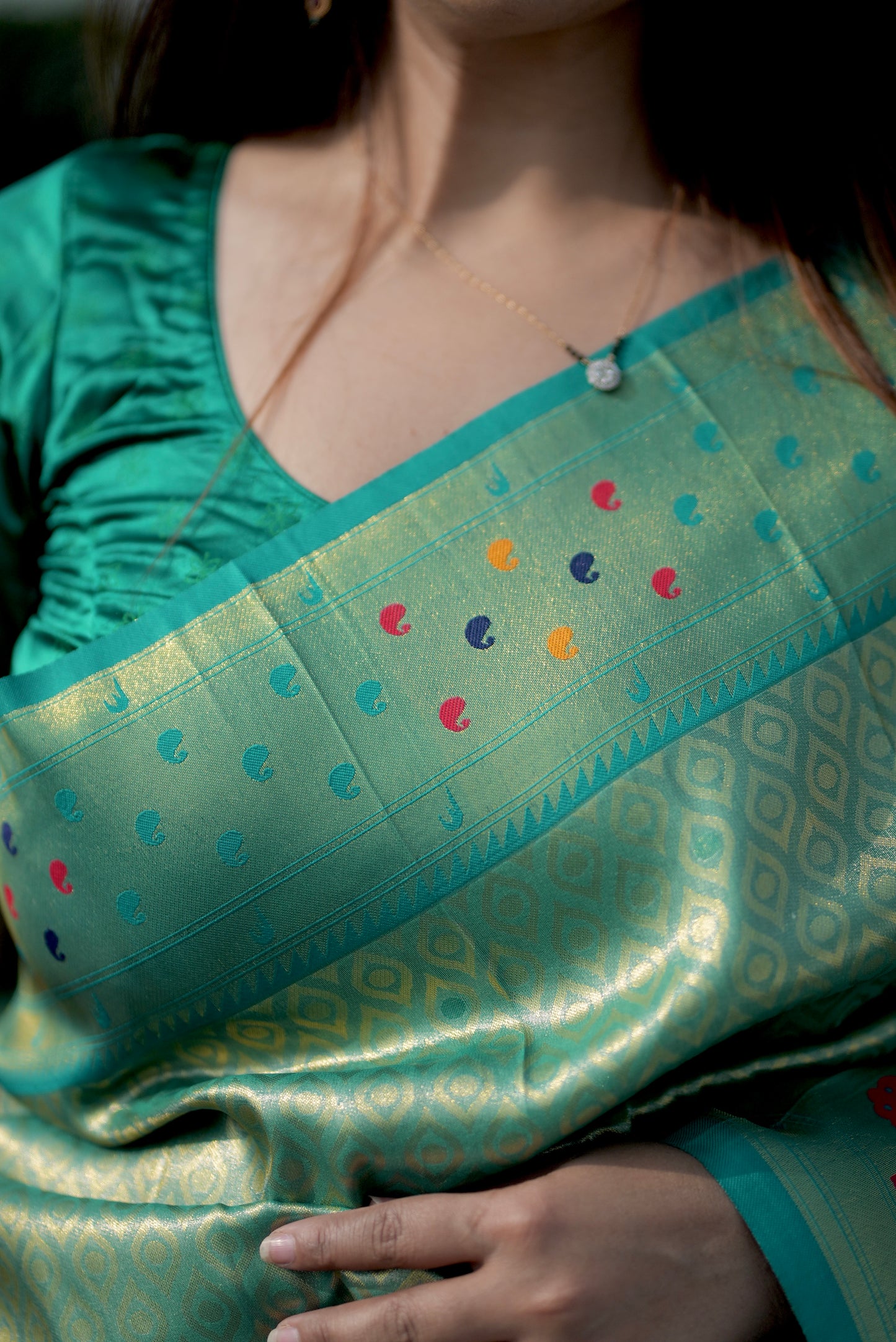 Soft Art Kanjivaram Saree with Blouse