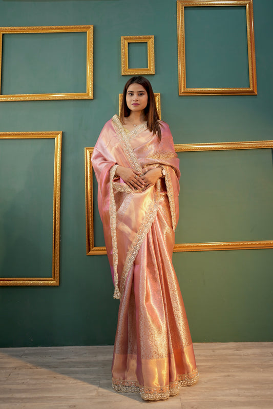 Banarasi Soft Kanchipuram Tissue Silk Saree