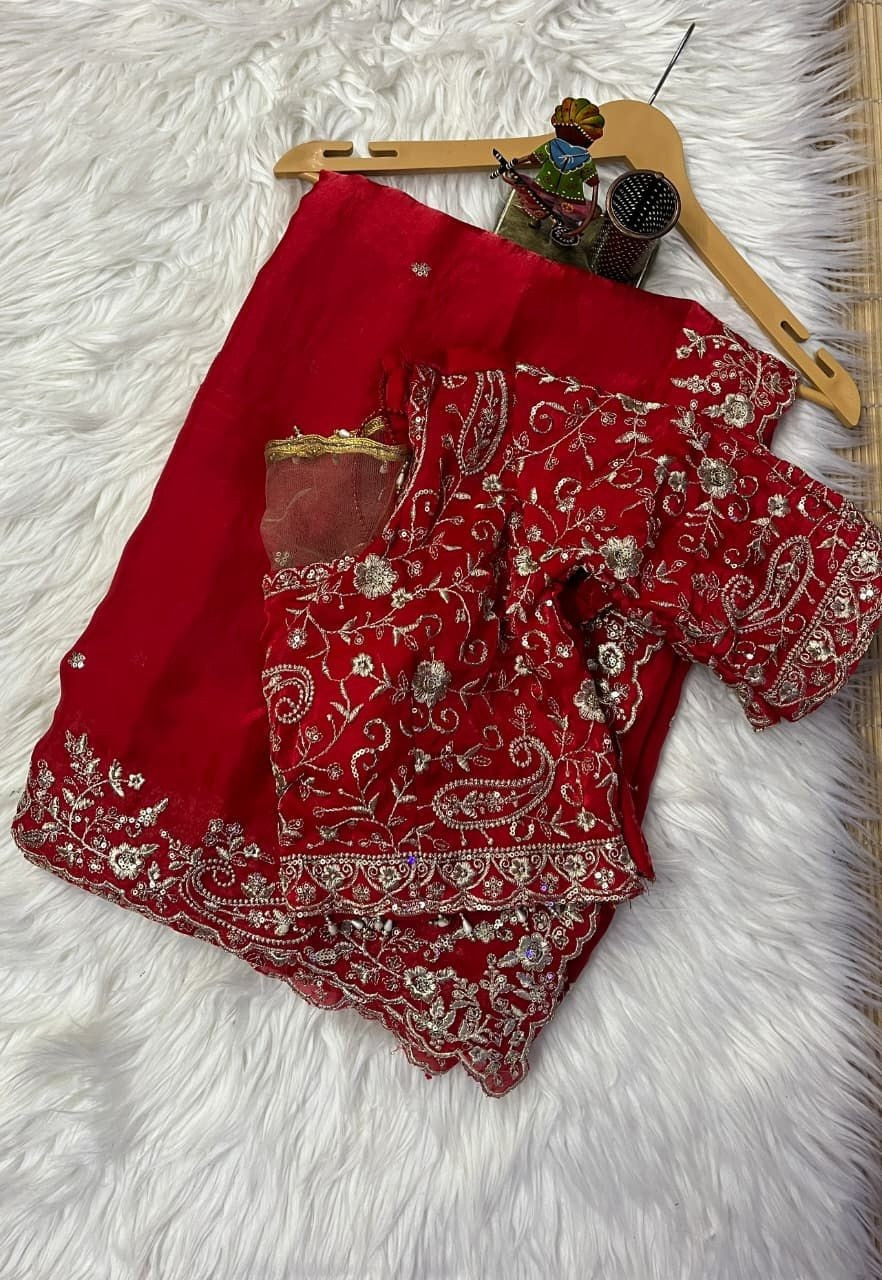 Aamori Space Silk Saree