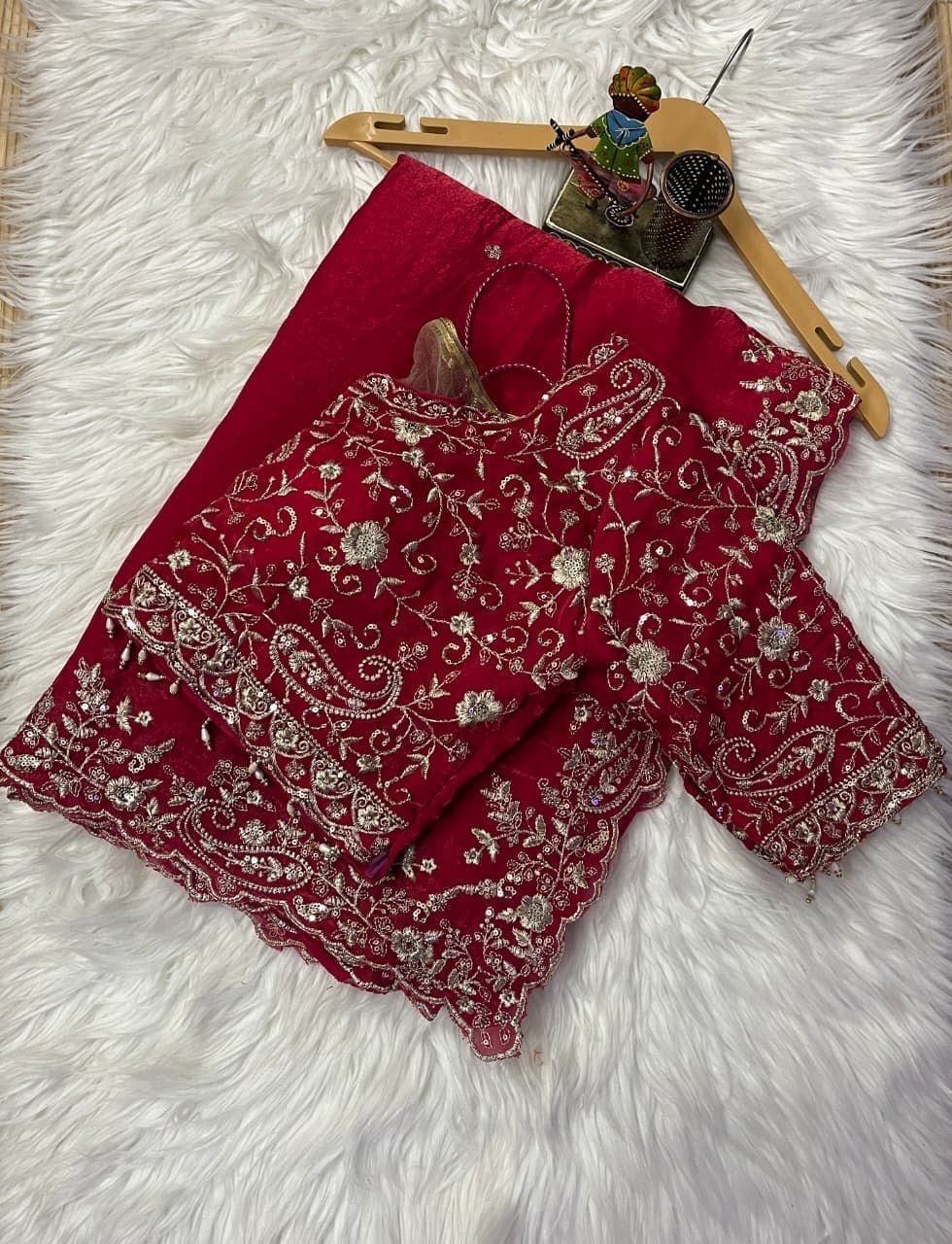 Aamori Space Silk Saree