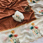Leheriya Floral Handwork Georgette Saree