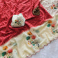 Leheriya Floral Handwork Georgette Saree