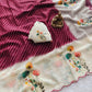 Leheriya Floral Handwork Georgette Saree
