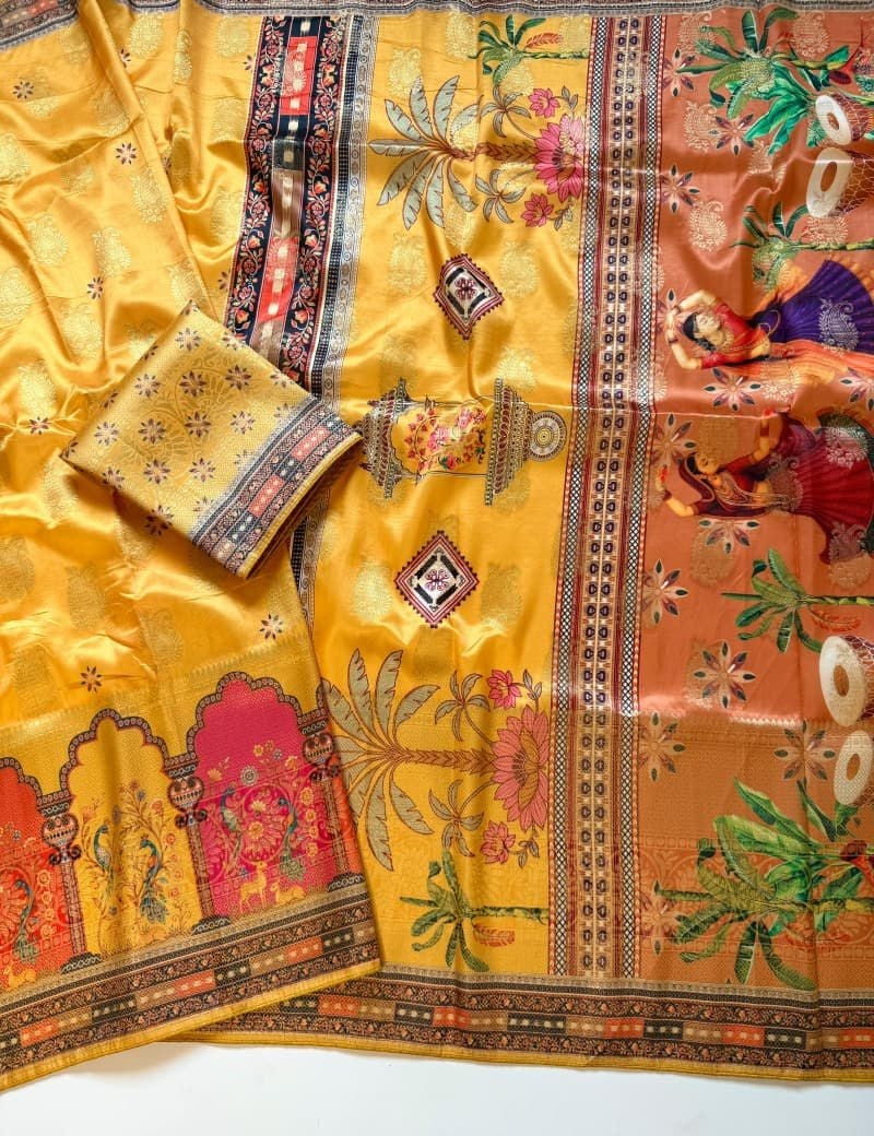 IRA Pure Dola Silk Jacquard Saree - Most Trending