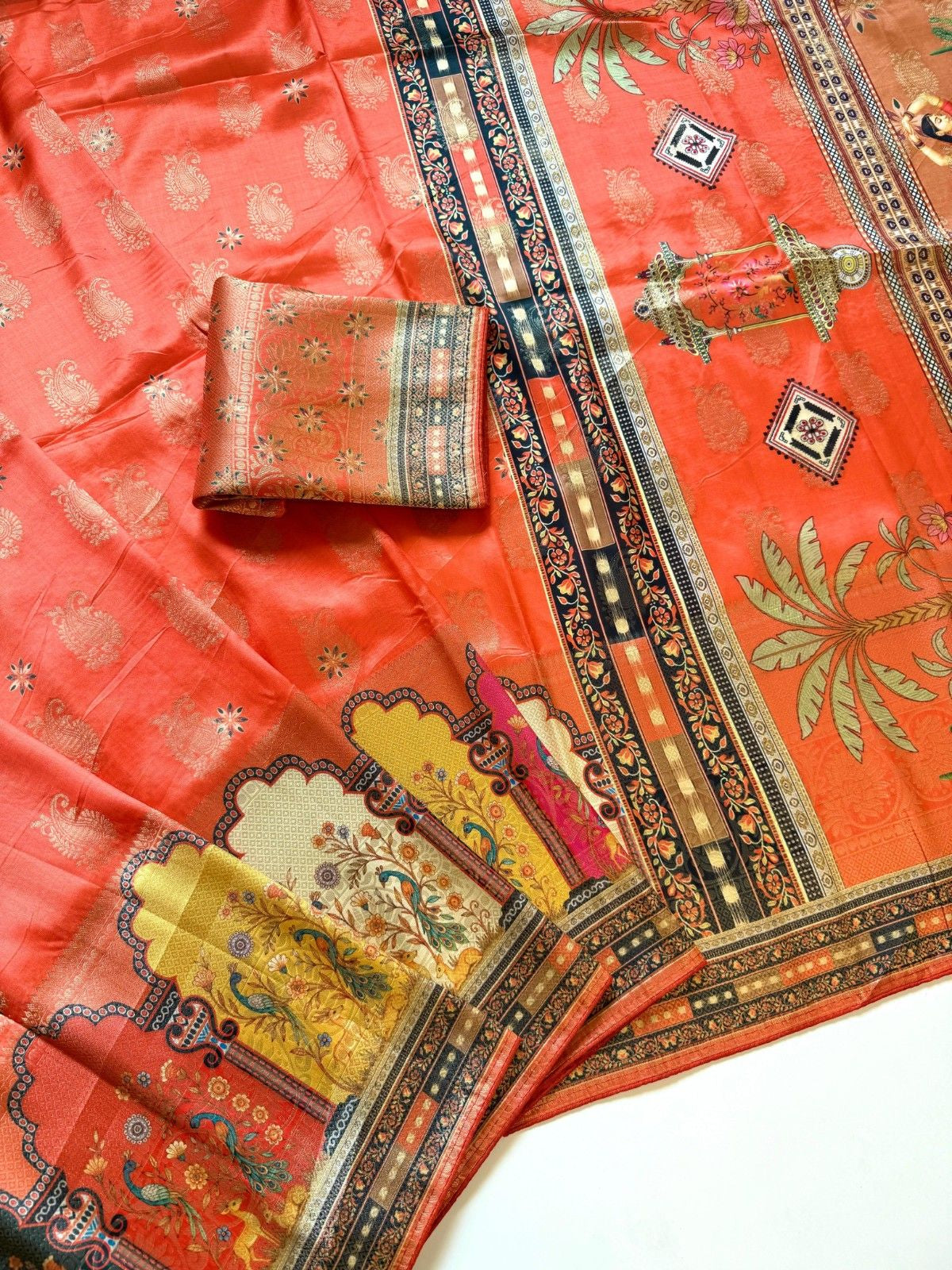 IRA Pure Dola Silk Jacquard Saree - Most Trending
