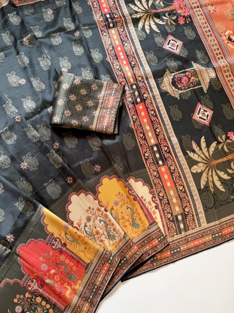 IRA Pure Dola Silk Jacquard Saree - Most Trending