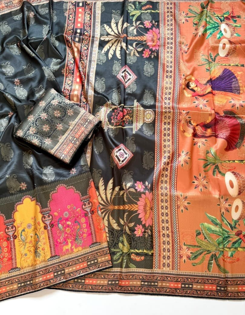IRA Pure Dola Silk Jacquard Saree - Most Trending