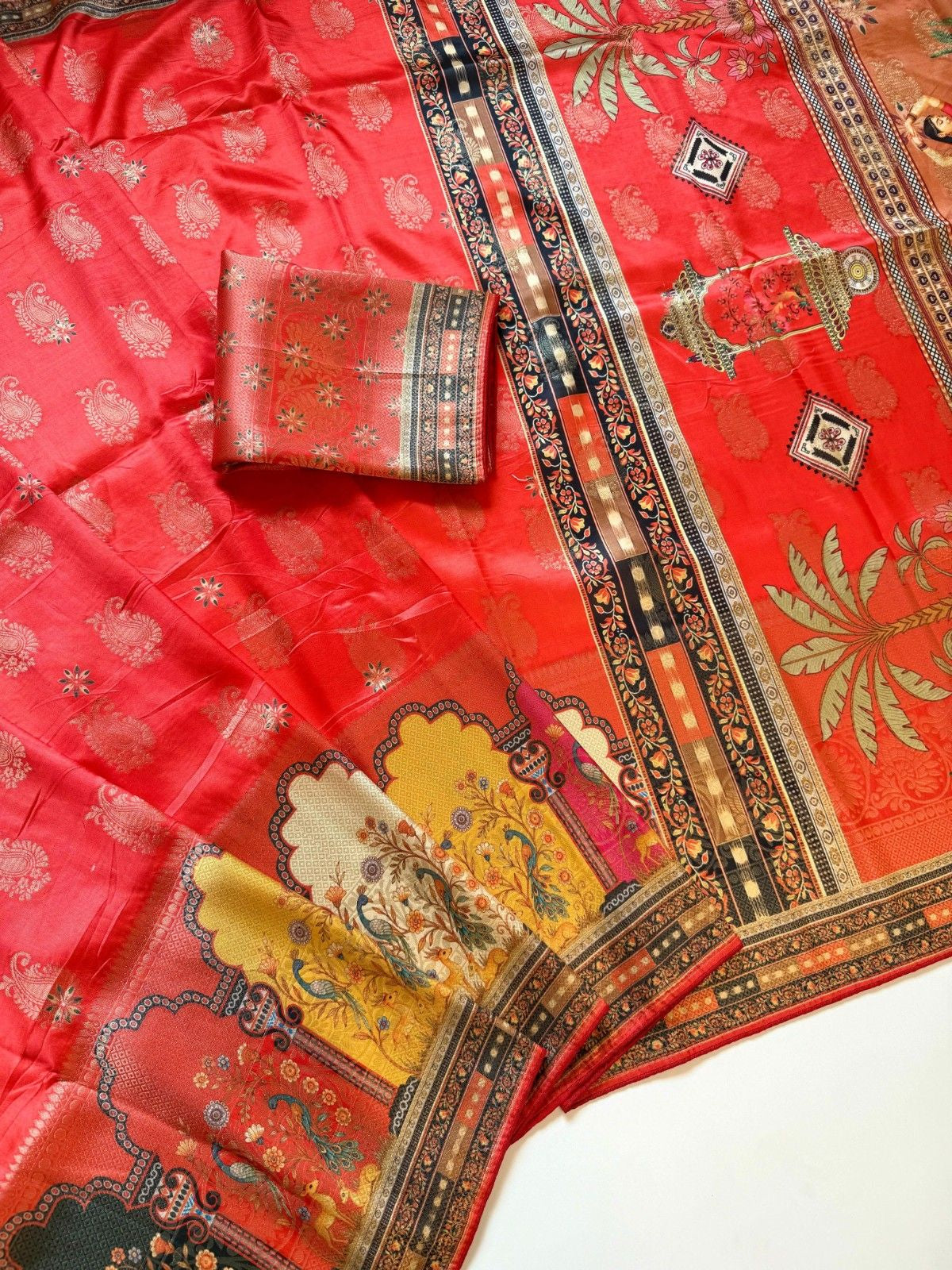 IRA Pure Dola Silk Jacquard Saree - Most Trending
