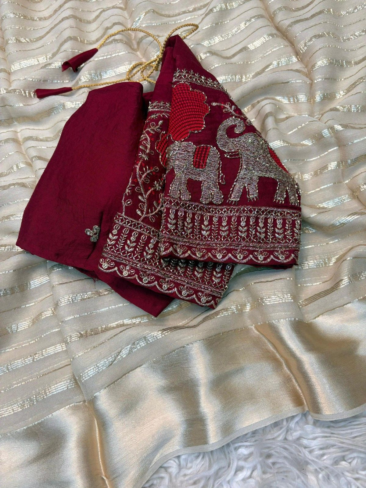 Sanjana Epic Viscose Partywear Saree