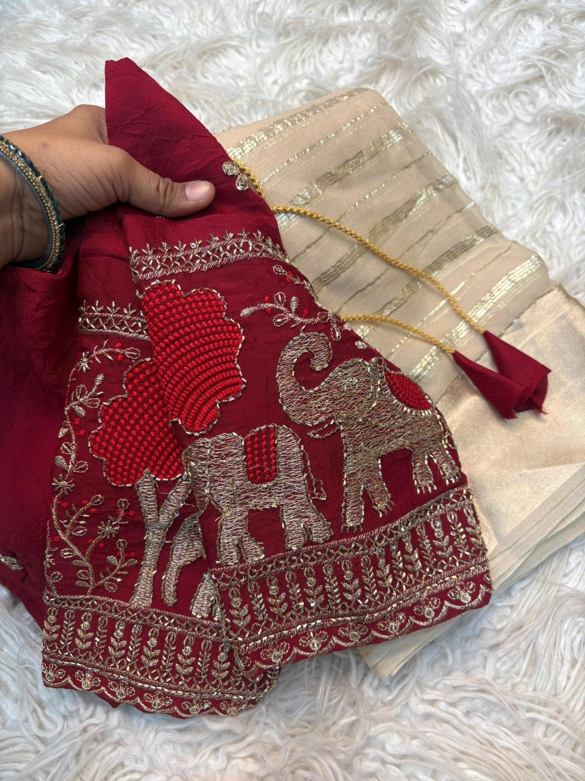Sanjana Epic Viscose Partywear Saree
