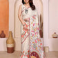 Manipuri Silk Kalamkari Mirror Work Saree
