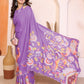Manipuri Silk Kalamkari Mirror Work Saree