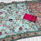 Rajwadi Kashmiri Pashmina Weaving Saree