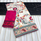 Rajwadi Kashmiri Pashmina Weaving Saree