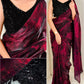 Victoria Beads Satin Designer Saree