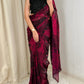 Victoria Beads Satin Designer Saree
