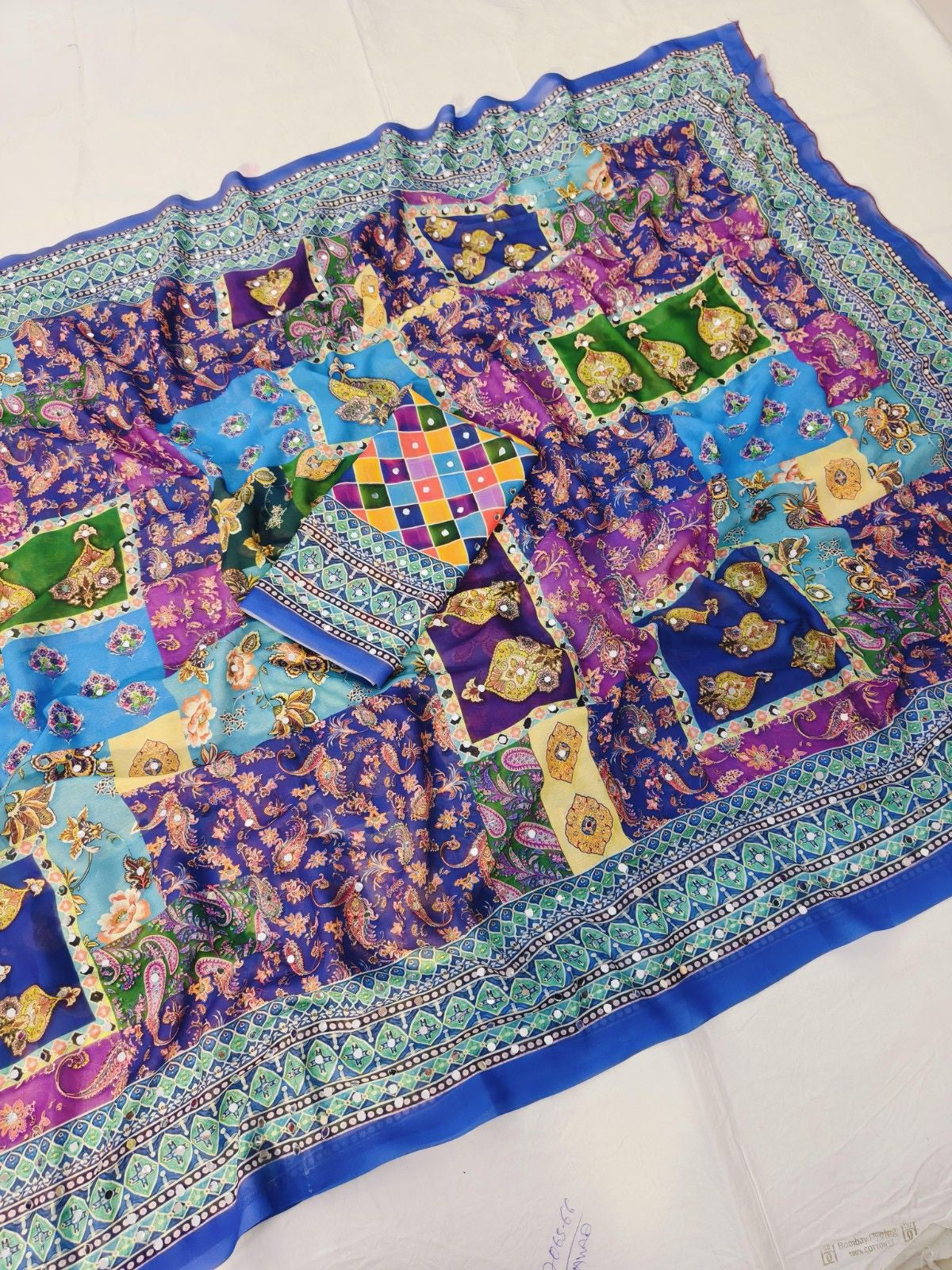 Raj Gharana Masakali Georgette Saree