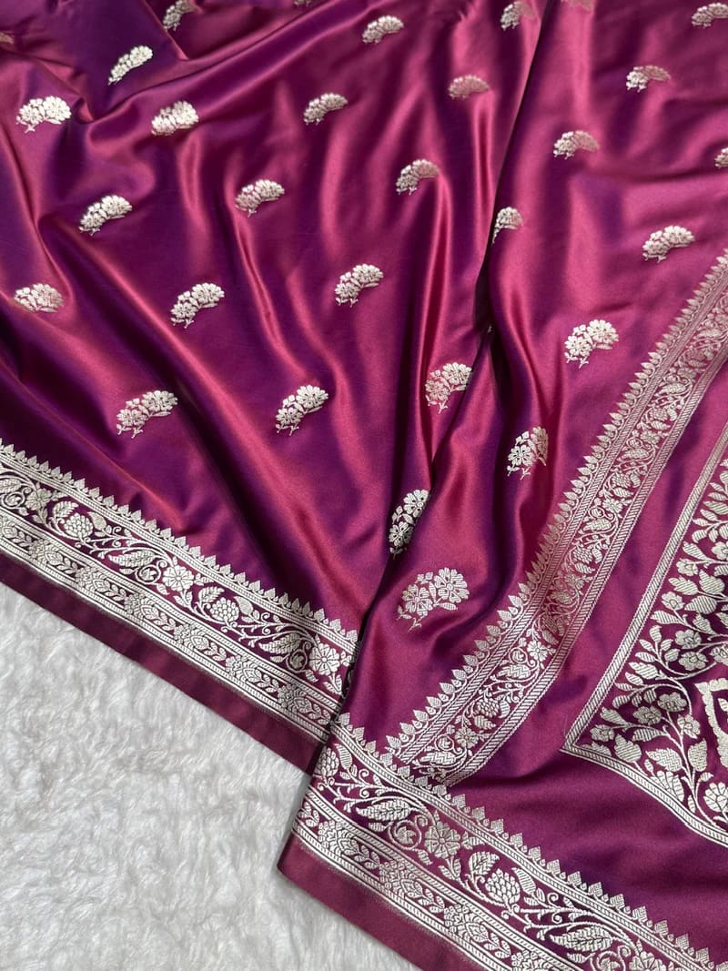 Pure Mashru Katan Silk Saree Collection