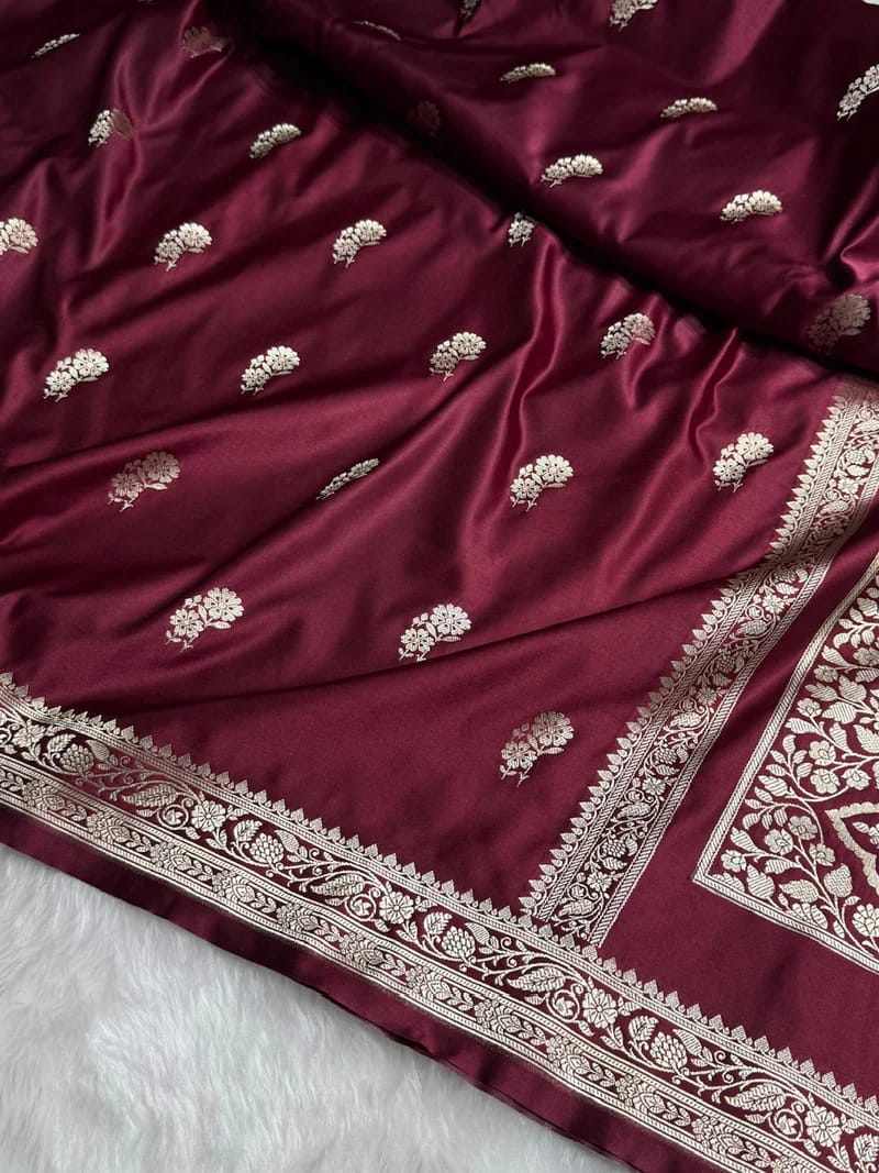Pure Mashru Katan Silk Saree Collection
