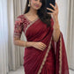 Rangoli Silk Multi Embroidery Saree
