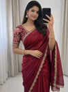 Rangoli Silk Multi Embroidery Saree