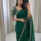 Rangoli Silk Multi Embroidery Saree