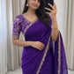 Rangoli Silk Multi Embroidery Saree