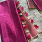 Celebrity-Inspired Chanderi Tissue Silk Saree