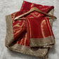 New Premium Red Banarasi Katan Silk Saree