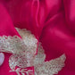 IRA Reet Tulips – Handwork Moss Chiffon Saree
