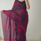 Victoria Beads Satin Designer Saree
