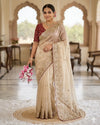 Celebrity Shine Jimmy Choo Satin Saree